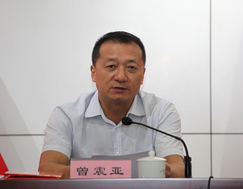 曾震亚在省社庆祝中国共产党成立97周年暨七一总结表彰大会上强调保持
