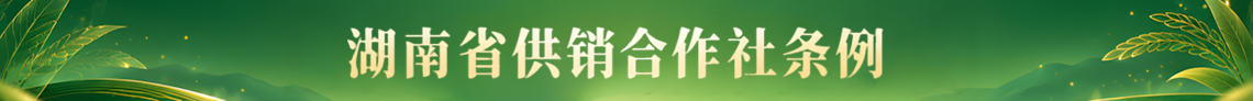 湖南省供销合作社条例